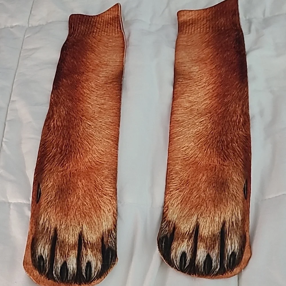 Animal foot socks. New - Picture 2 of 4